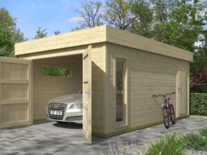 Garage in legno 3,6x5,4 (44mm)