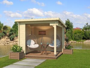 Gazebo in legno 2,75x2,75 (28mm)
