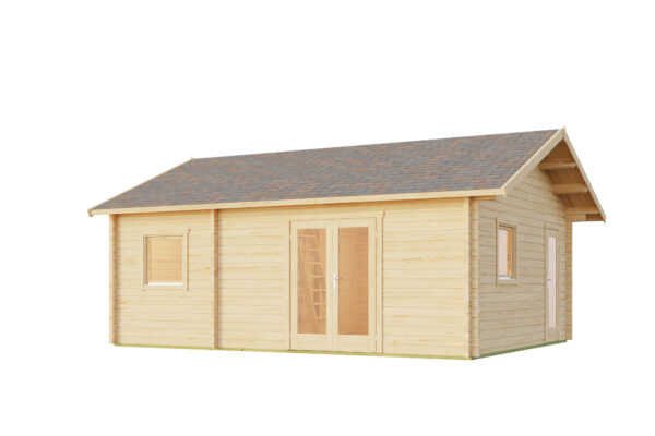 Casetta per campeggio 5x6,5 (70mm) con soppalco