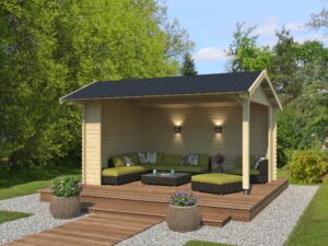 Gazebo in legno 4,25x3 (34mm)