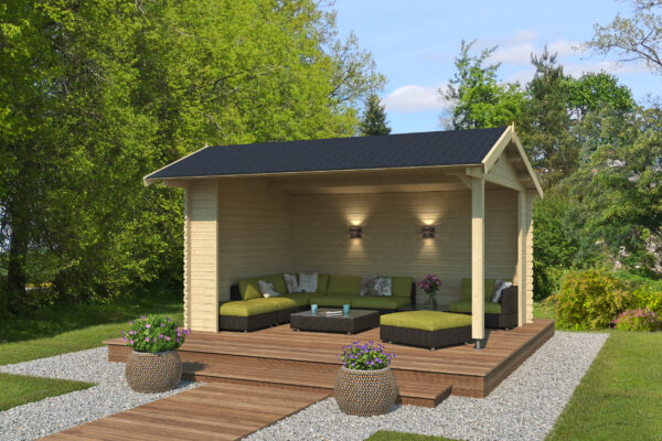 Gazebo in legno 4,25x3 (34mm)