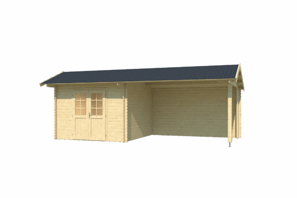 Casetta in legno aperta 6,8x3,8 (34mm)