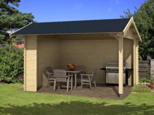 Gazebo in legno 3,80x3,00 (28mm)