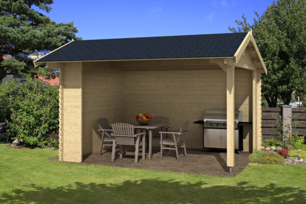 Gazebo in legno 3,80x3,00 (28mm)