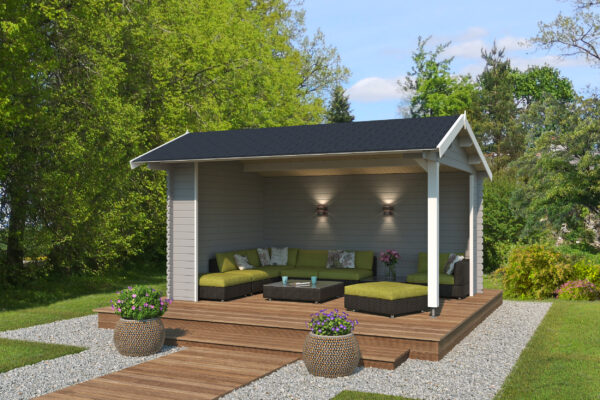 Gazebo in legno 4,25x3 (34mm)
