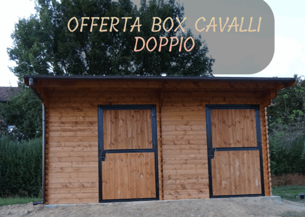 Offerta -  Box cavalli doppio 6,2x3,5 (44mm)