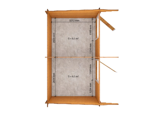 Offerta -  Box cavalli doppio 6,2x3,5 (44mm)