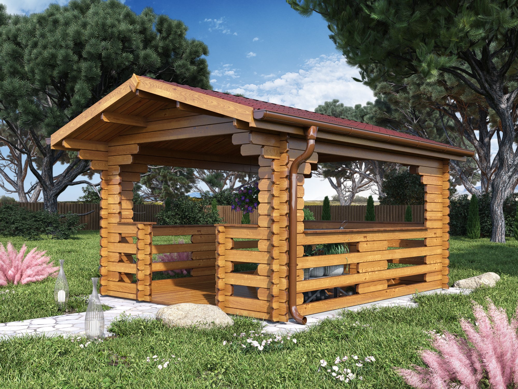 OFFERTA - Gazebo 3x4 (44mm) CHIAVI IN MANO