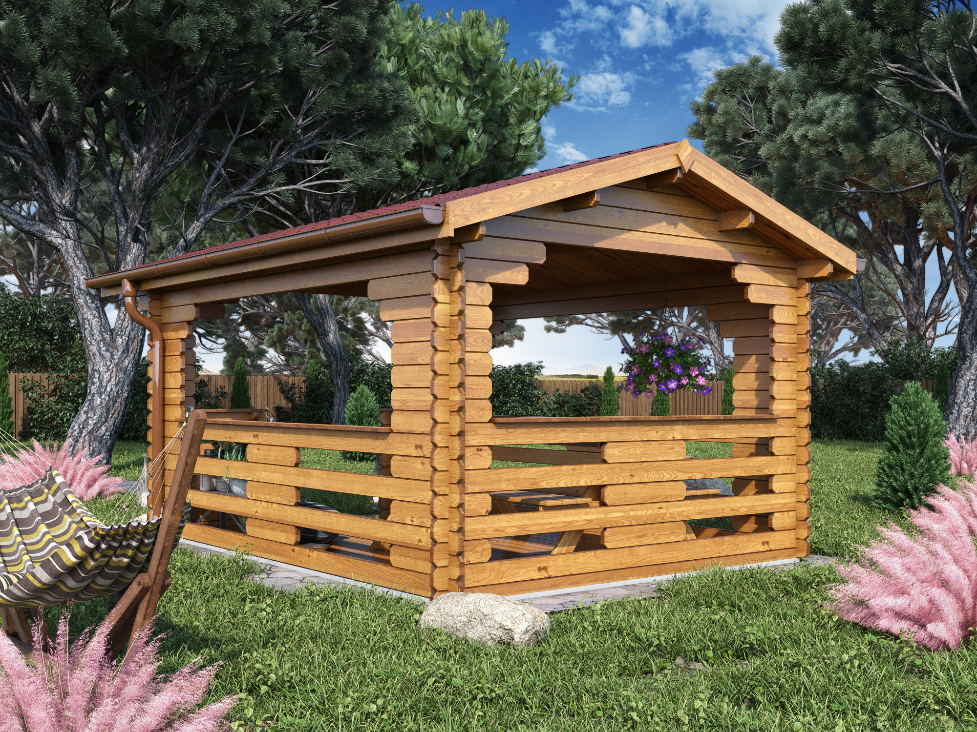 OFFERTA - Gazebo 3x4 (44mm) CHIAVI IN MANO