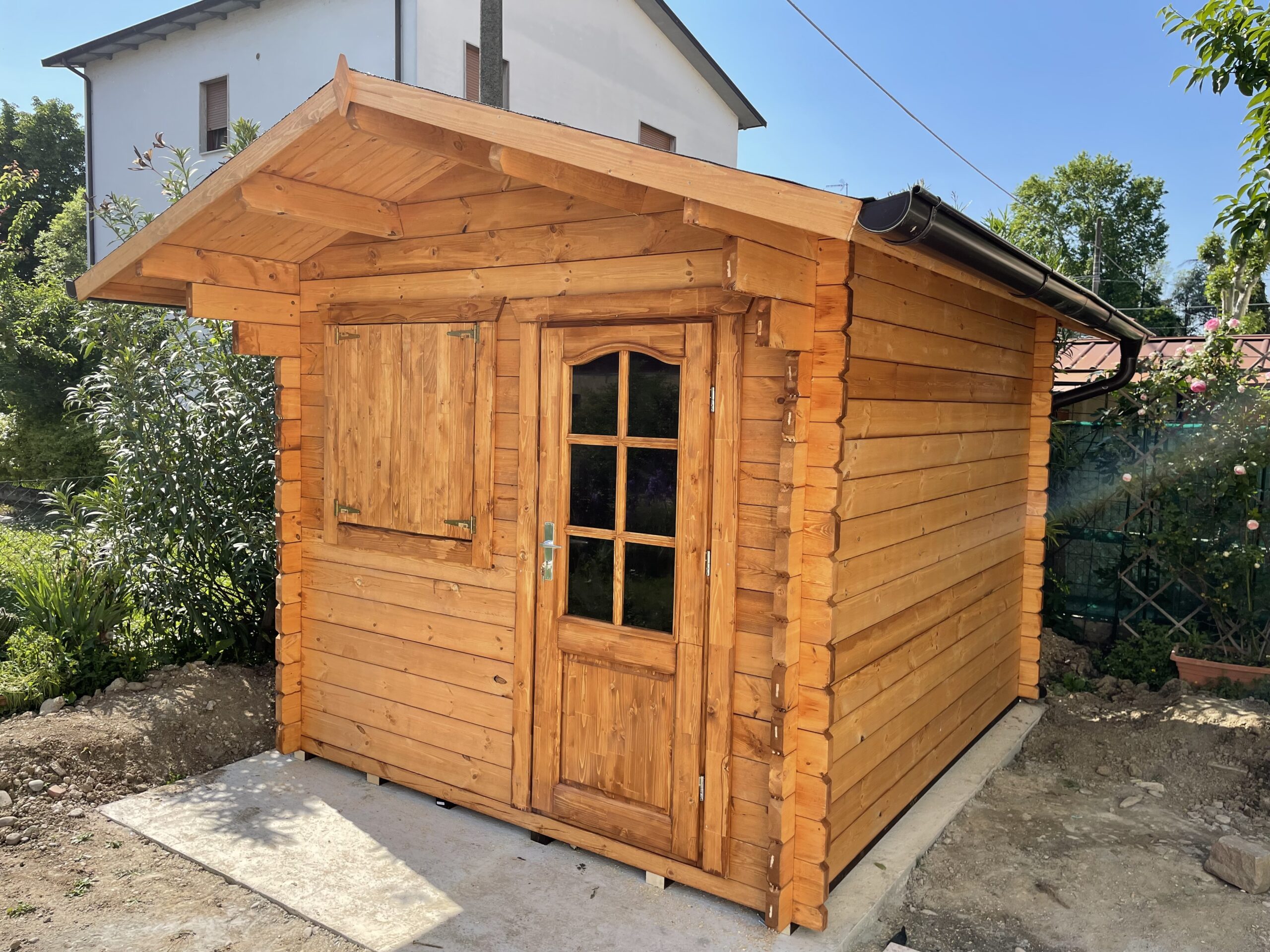 OFFERTA - Casetta 2,5x2,5 (34mm) porta singola e finestra