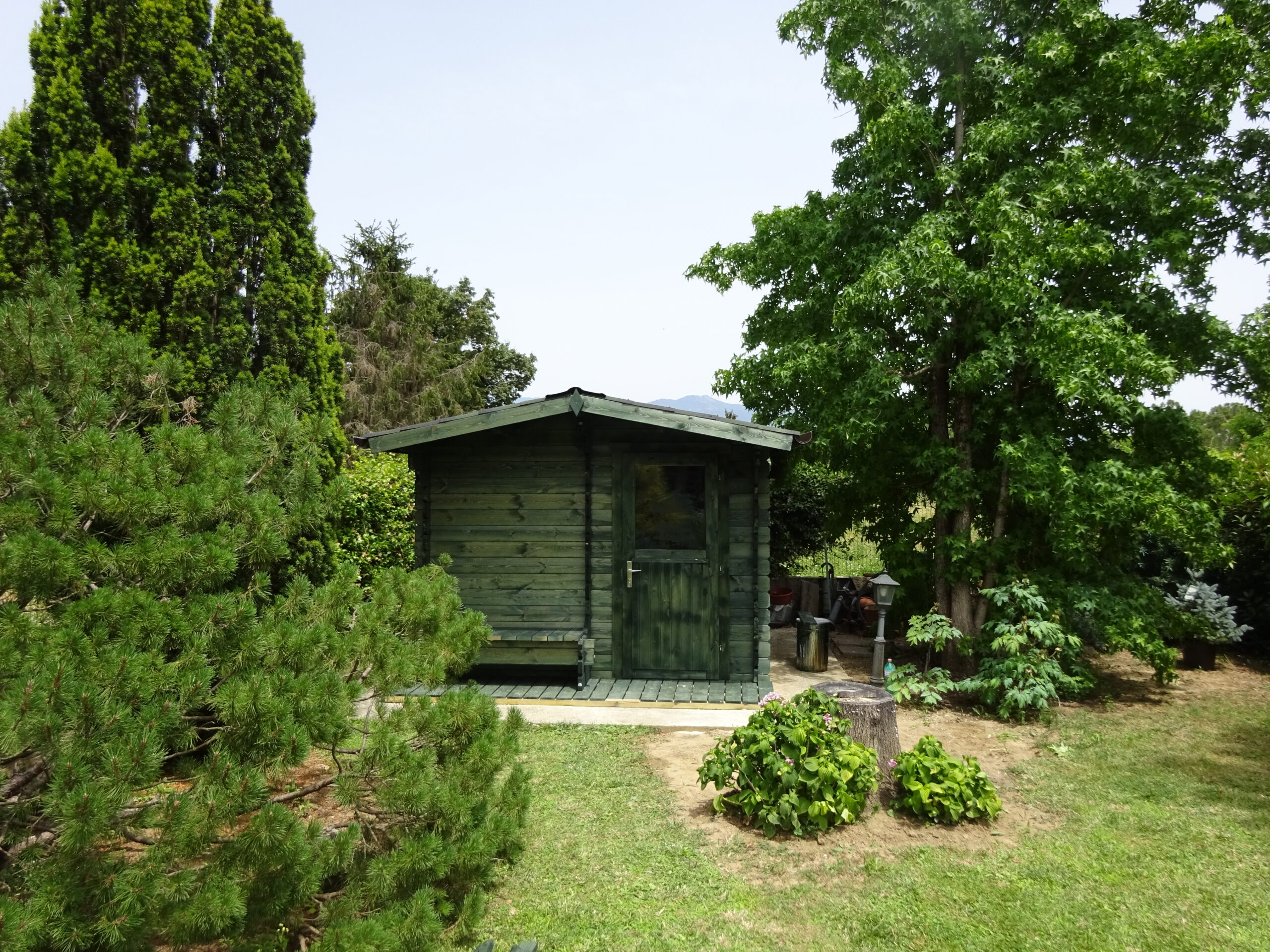 Casetta in legno 2,8x2,8 Tommi (est. 3x3,70 - 34mm)