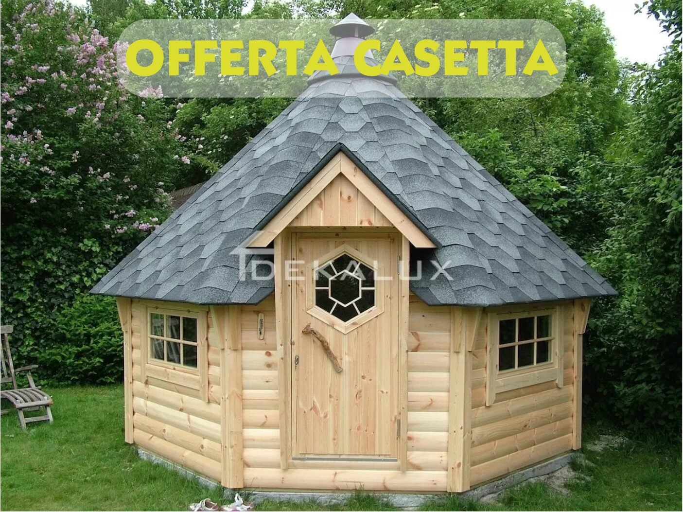 OFFERTA - Grill kota finlandese 6,5 mq